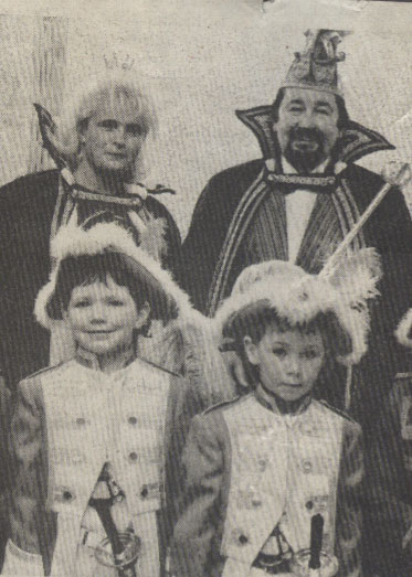 Prinzenpaar Walburga I. und Bernd Buxmann II.